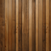 Close-Up Of Neatly Arranged Vertical Wooden Planks